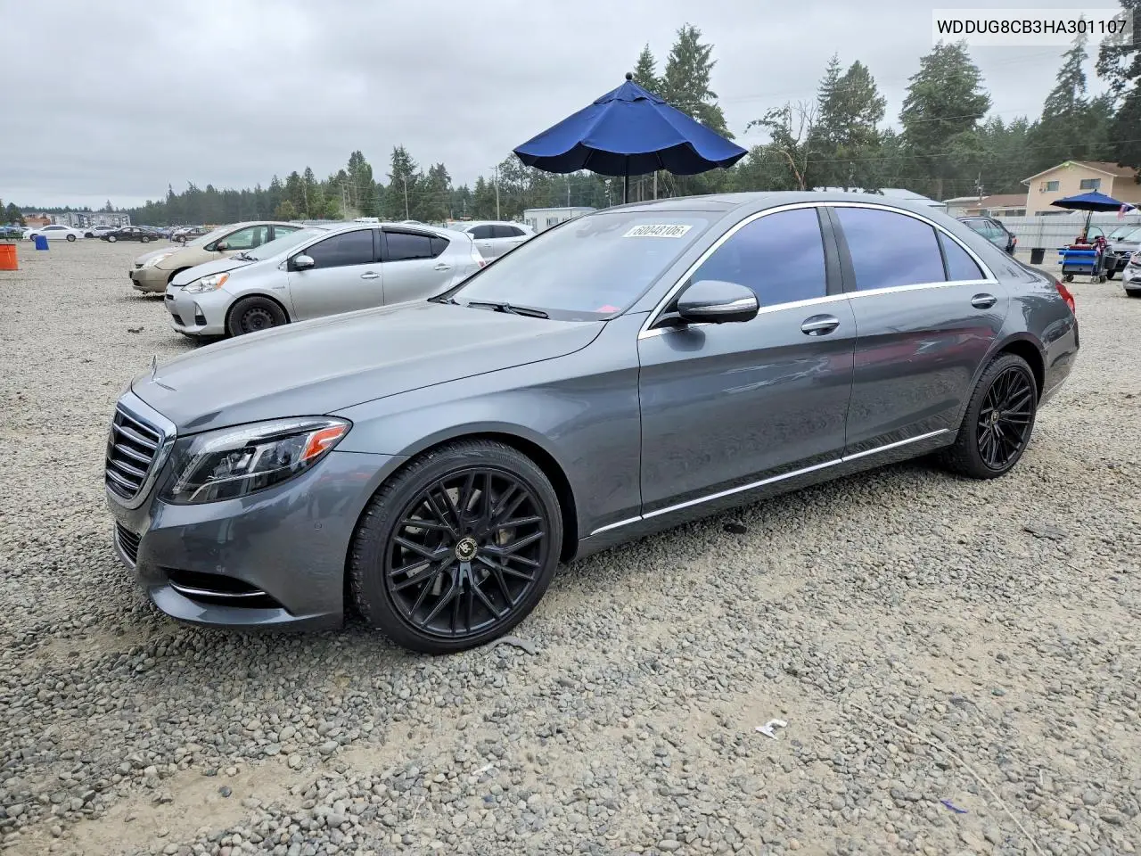 2017 Mercedes-Benz S 550 VIN: WDDUG8CB3HA301107 Lot: 60048106