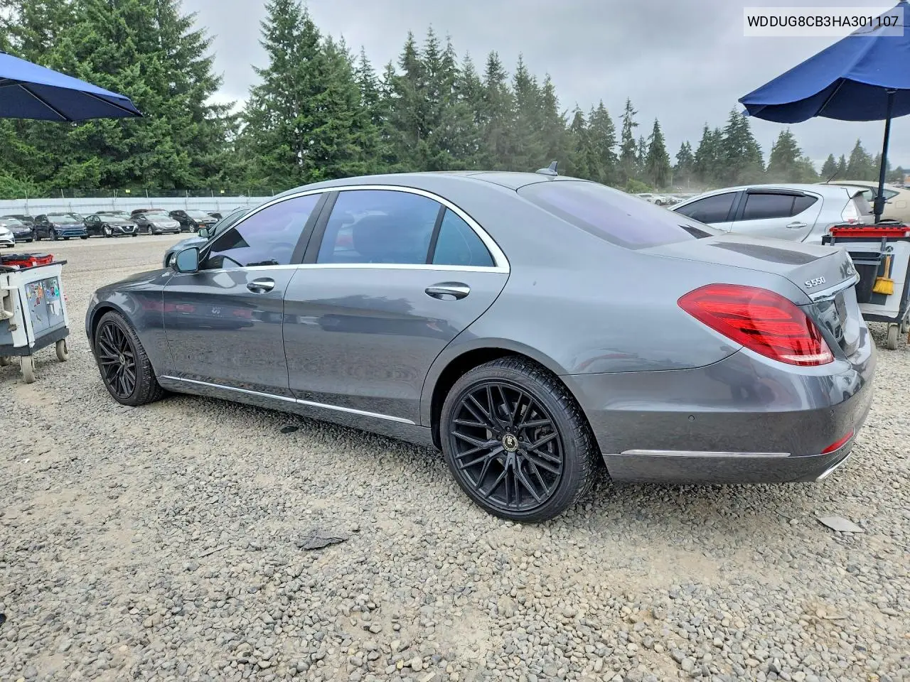 2017 Mercedes-Benz S 550 VIN: WDDUG8CB3HA301107 Lot: 60048106