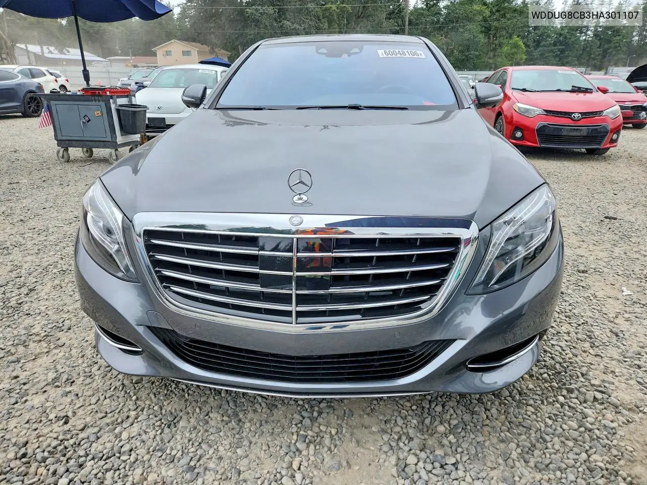 2017 Mercedes-Benz S 550 VIN: WDDUG8CB3HA301107 Lot: 60048106