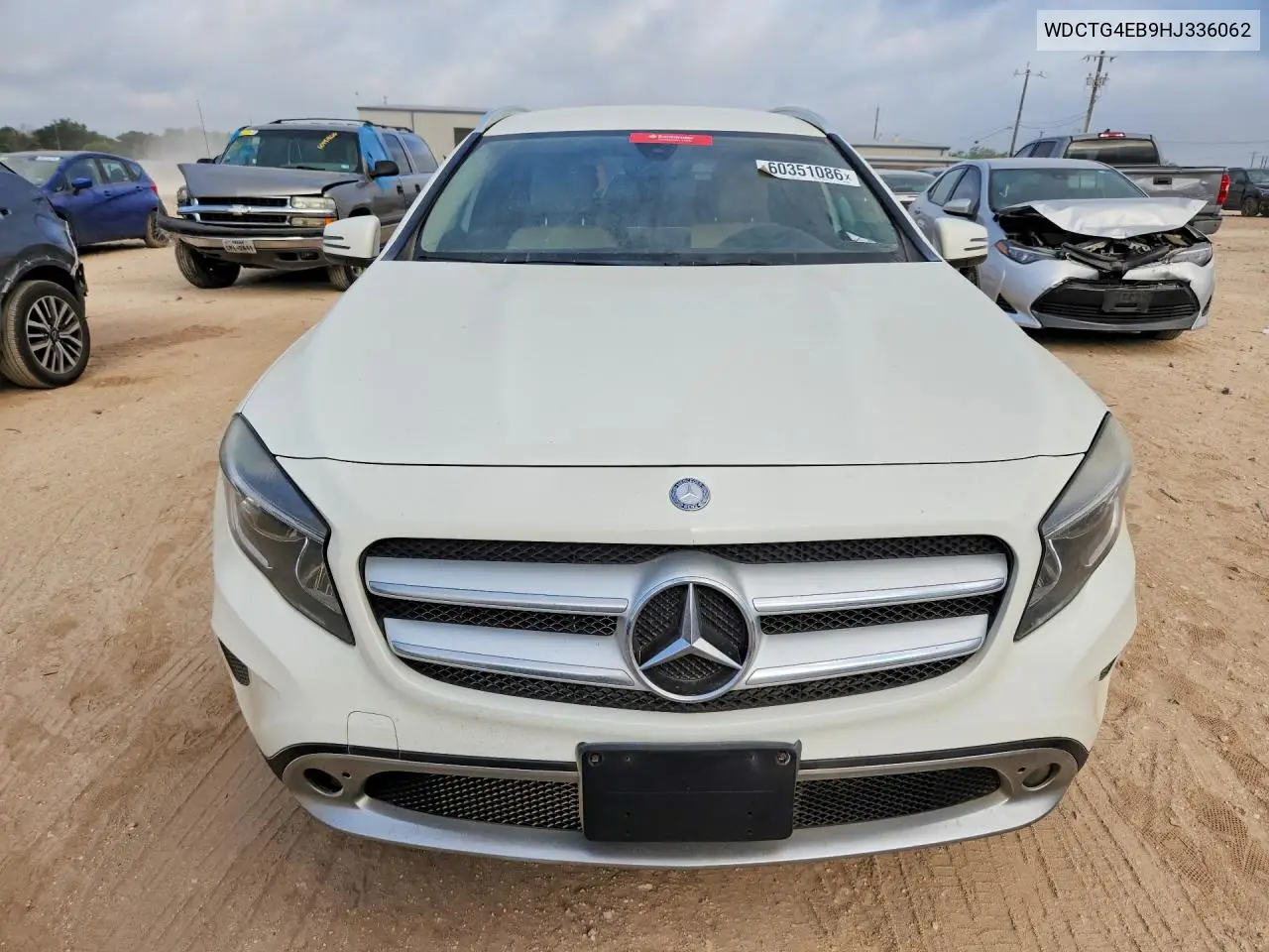 2017 Mercedes-Benz Gla 250 VIN: WDCTG4EB9HJ336062 Lot: 60351086