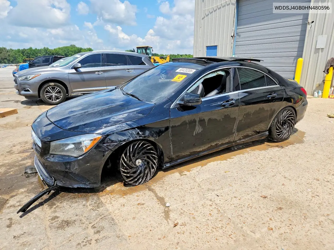 2017 Mercedes-Benz Cla 250 4Matic VIN: WDDSJ4GB0HN480596 Lot: 60420206
