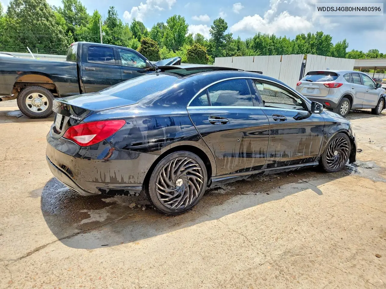 2017 Mercedes-Benz Cla 250 4Matic VIN: WDDSJ4GB0HN480596 Lot: 60420206