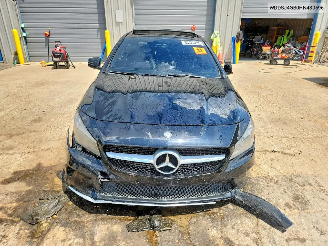 2017 Mercedes-Benz Cla 250 4Matic VIN: WDDSJ4GB0HN480596 Lot: 60420206