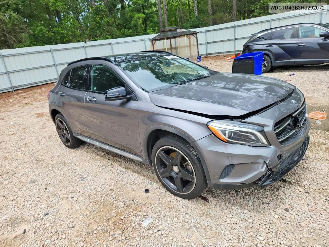 2017 Mercedes-Benz Gla 250 4Matic VIN: WDCTG4GB3HJ292072 Lot: 60656646