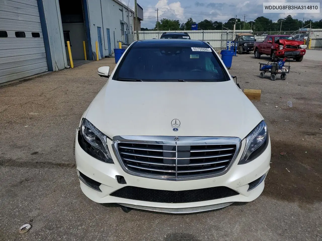 2017 Mercedes-Benz S 550 4Matic VIN: WDDUG8FB3HA314810 Lot: 60708886