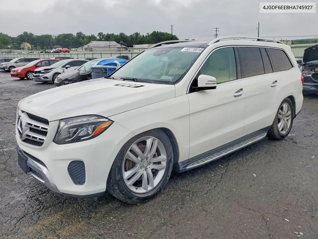 2017 Mercedes-Benz Gls 450 4Matic VIN: 4JGDF6EE8HA745927 Lot: 60770016