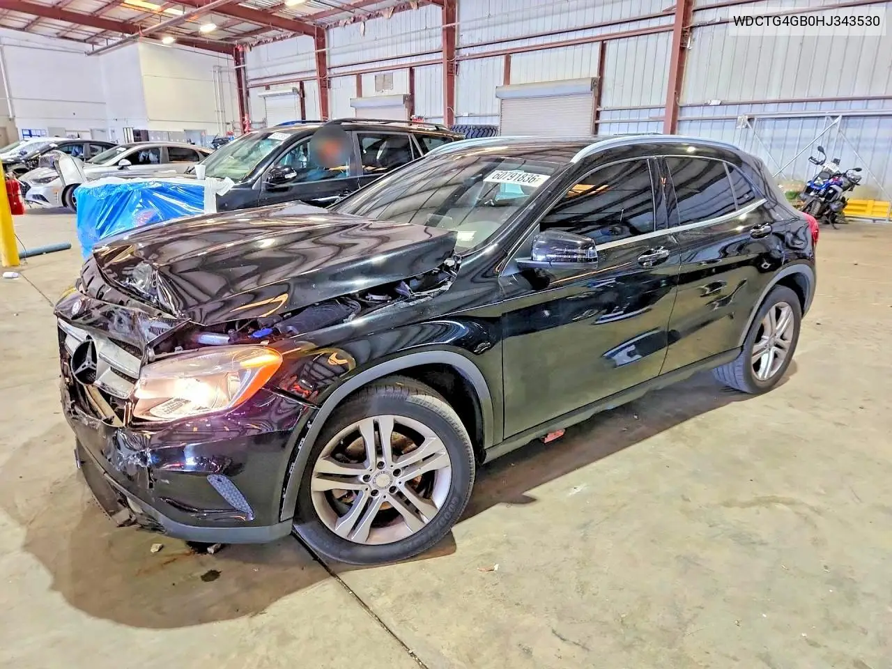 2017 Mercedes-Benz Gla 250 4Matic VIN: WDCTG4GB0HJ343530 Lot: 60791836