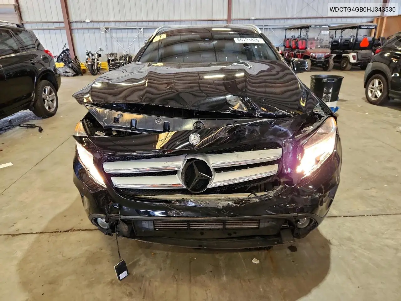 2017 Mercedes-Benz Gla 250 4Matic VIN: WDCTG4GB0HJ343530 Lot: 60791836