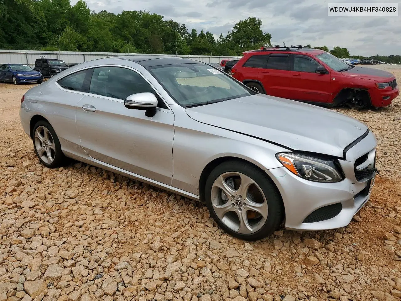 2017 Mercedes-Benz C 300 4Matic VIN: WDDWJ4KB4HF340828 Lot: 60872616