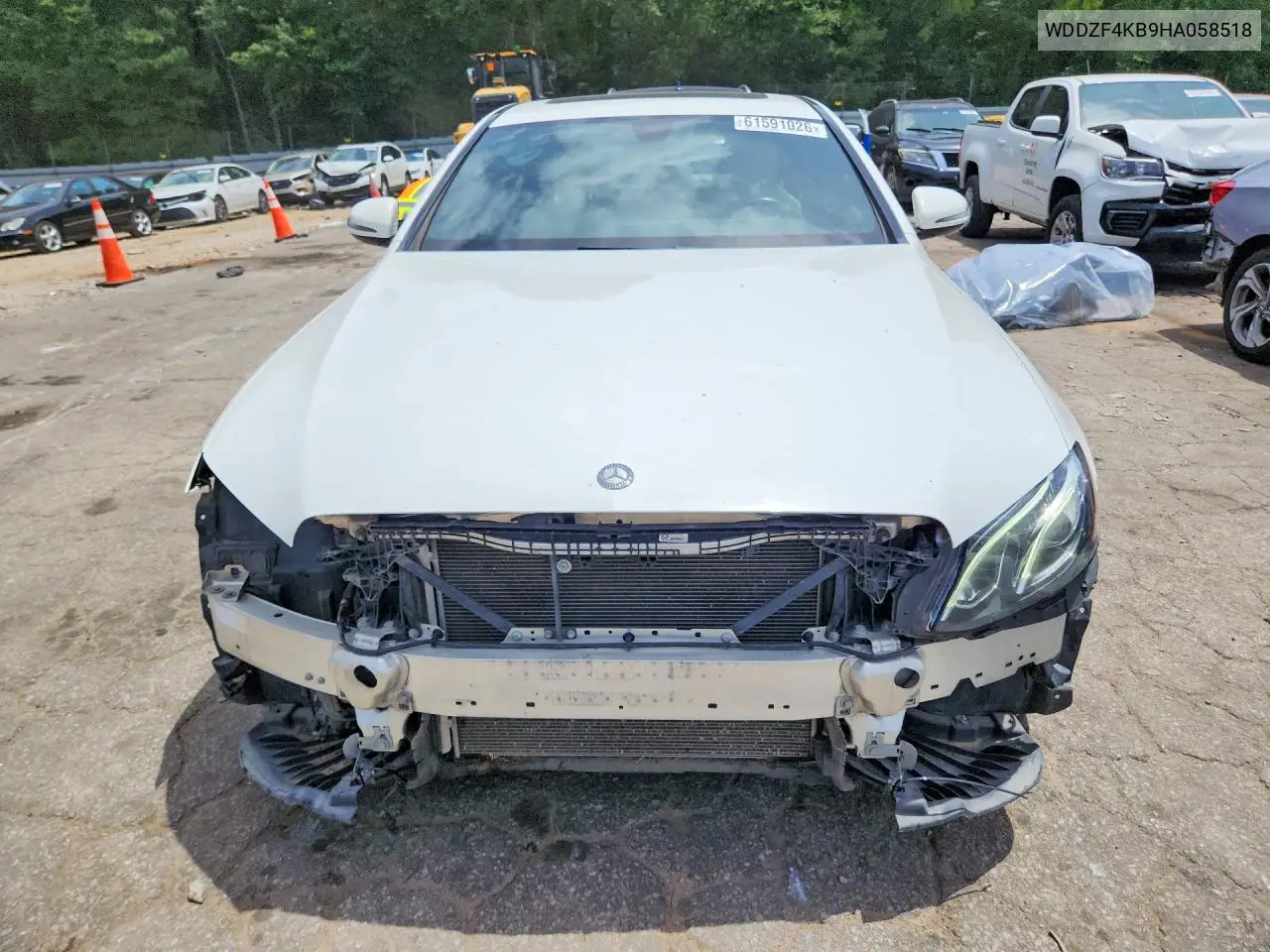 2017 Mercedes-Benz E 300 4Matic VIN: WDDZF4KB9HA058518 Lot: 61591026