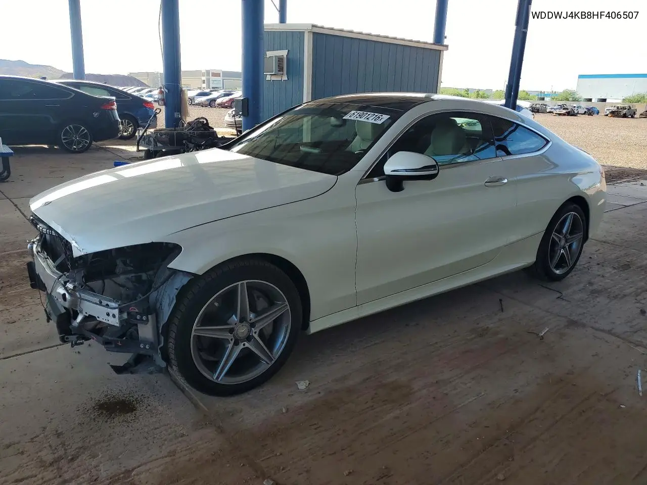 2017 Mercedes-Benz C 300 4Matic VIN: WDDWJ4KB8HF406507 Lot: 61901216