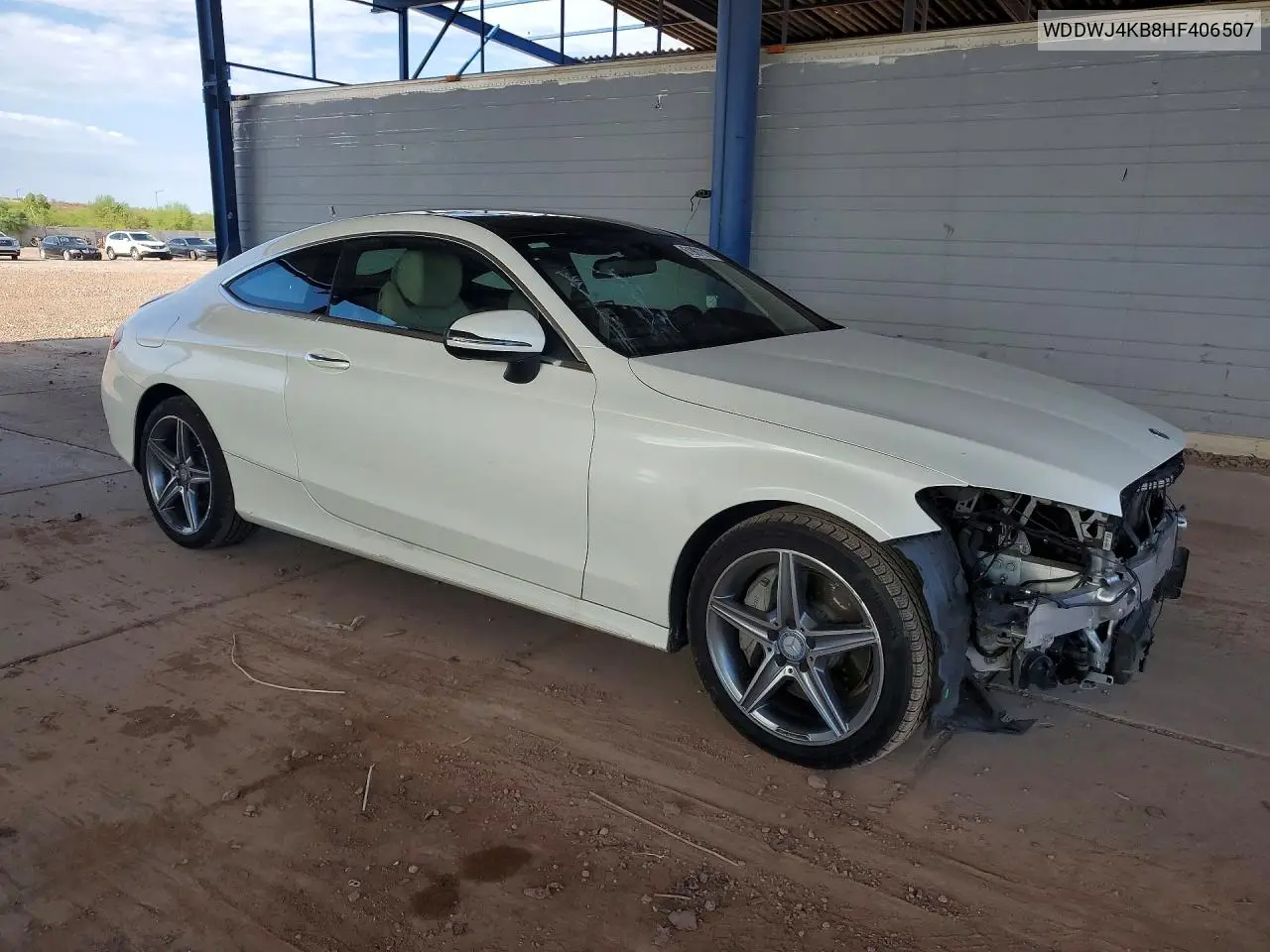 2017 Mercedes-Benz C 300 4Matic VIN: WDDWJ4KB8HF406507 Lot: 61901216