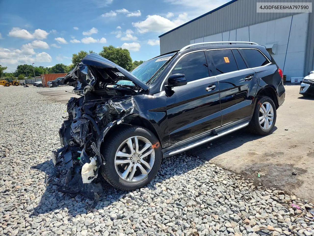 2017 Mercedes-Benz Gls 450 4Matic VIN: 4JGDF6EE6HA797590 Lot: 61939896