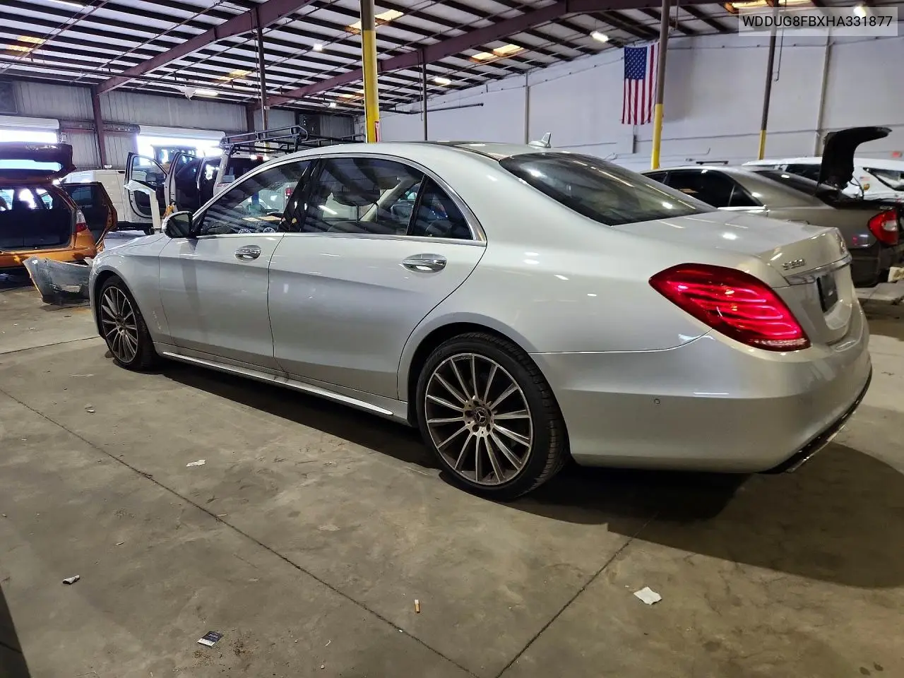 2017 Mercedes-Benz S 550 4Matic VIN: WDDUG8FBXHA331877 Lot: 62128646