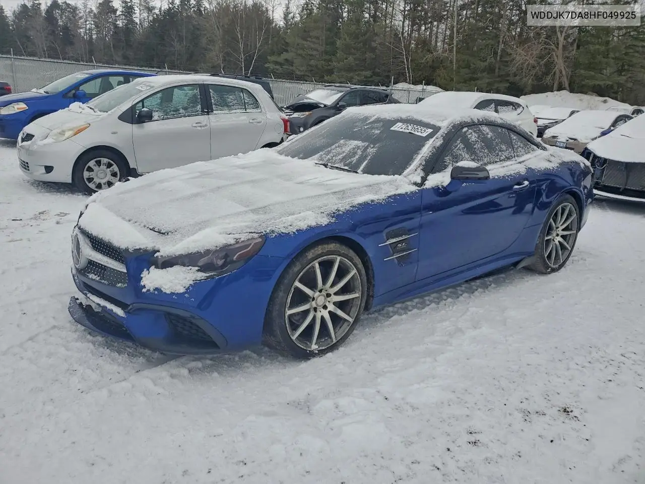 2017 Mercedes-Benz Sl 550 VIN: WDDJK7DA8HF049925 Lot: 72626655