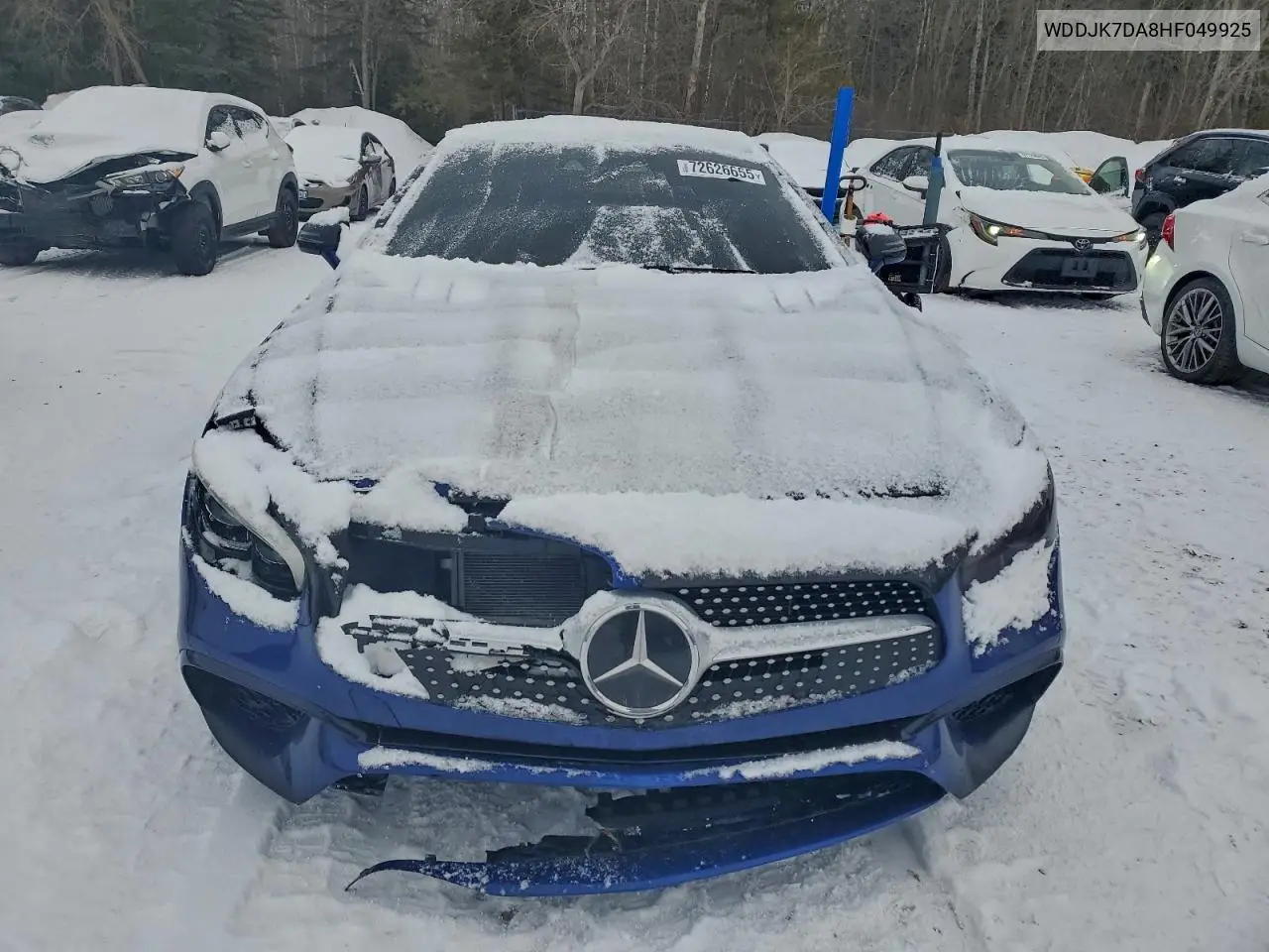 2017 Mercedes-Benz Sl 550 VIN: WDDJK7DA8HF049925 Lot: 72626655