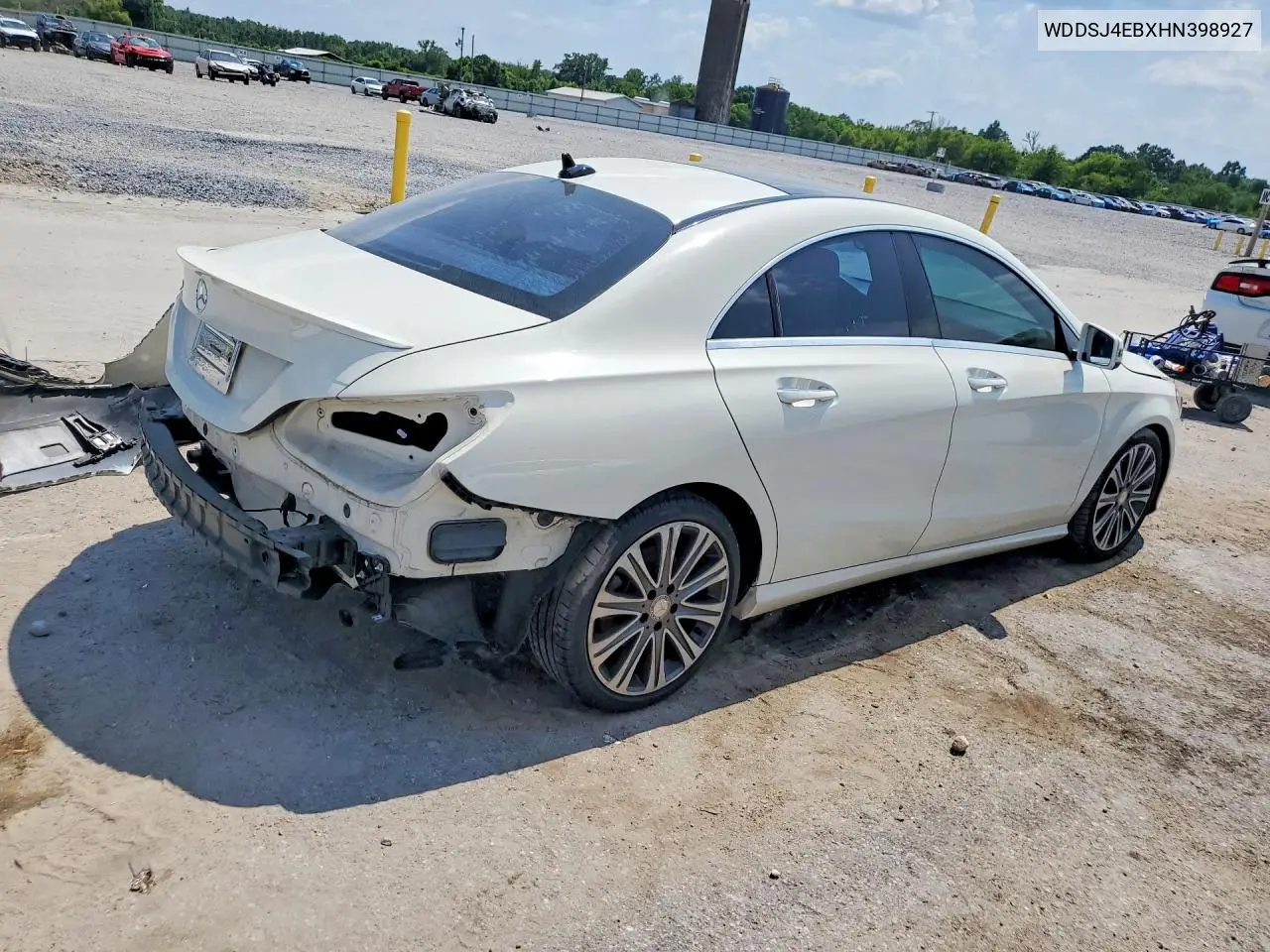 2017 Mercedes-Benz Cla 250 VIN: WDDSJ4EBXHN398927 Lot: 85616395