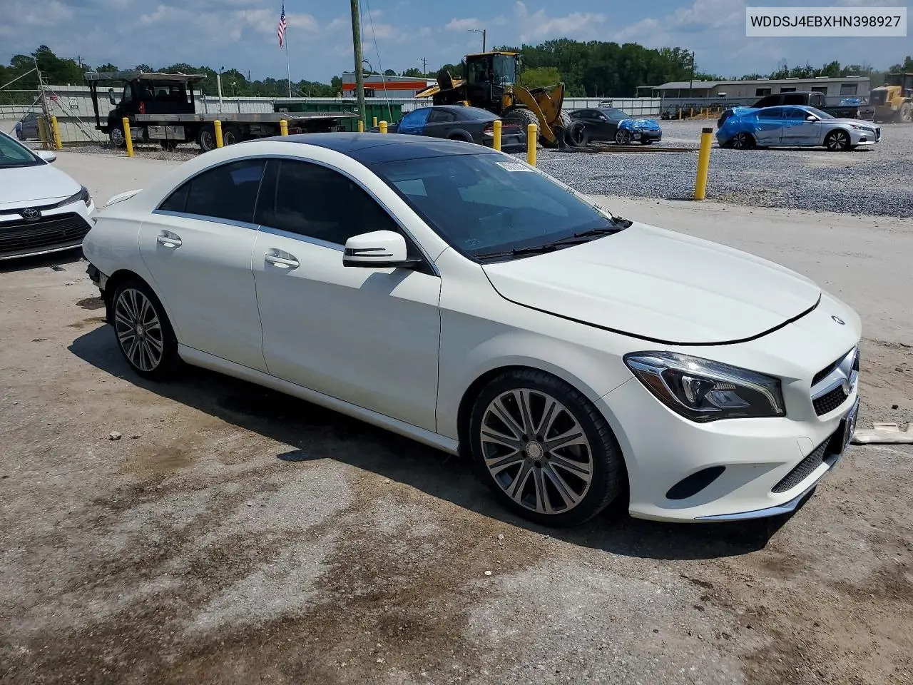 2017 Mercedes-Benz Cla 250 VIN: WDDSJ4EBXHN398927 Lot: 85616395