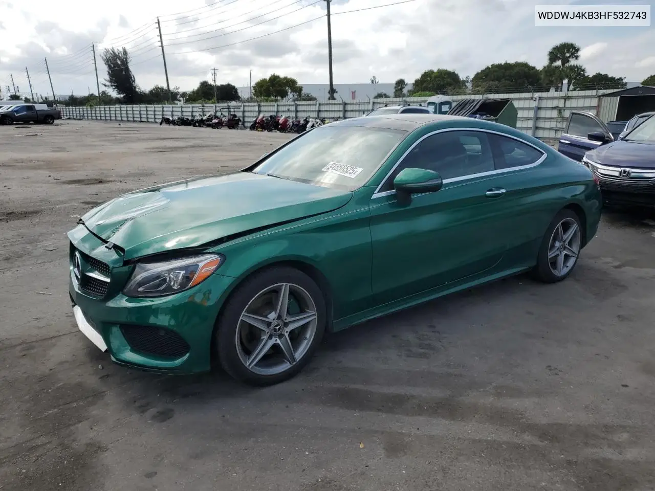 WDDWJ4KB3HF532743 2017 Mercedes-Benz C 300 4Matic