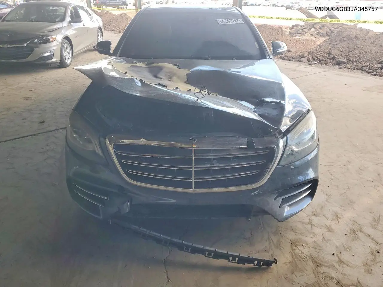 2018 Mercedes-Benz S 450 VIN: WDDUG6GB3JA345757 Lot: 52503766