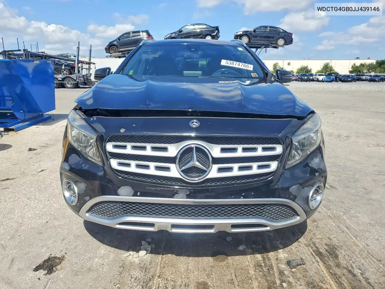 2018 Mercedes-Benz Gla 250 4Matic VIN: WDCTG4GB0JJ439146 Lot: 53874766