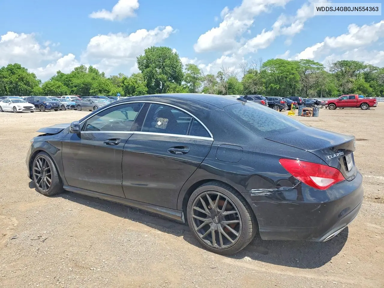 2018 Mercedes-Benz Cla 250 4Matic VIN: WDDSJ4GB0JN554363 Lot: 54560356