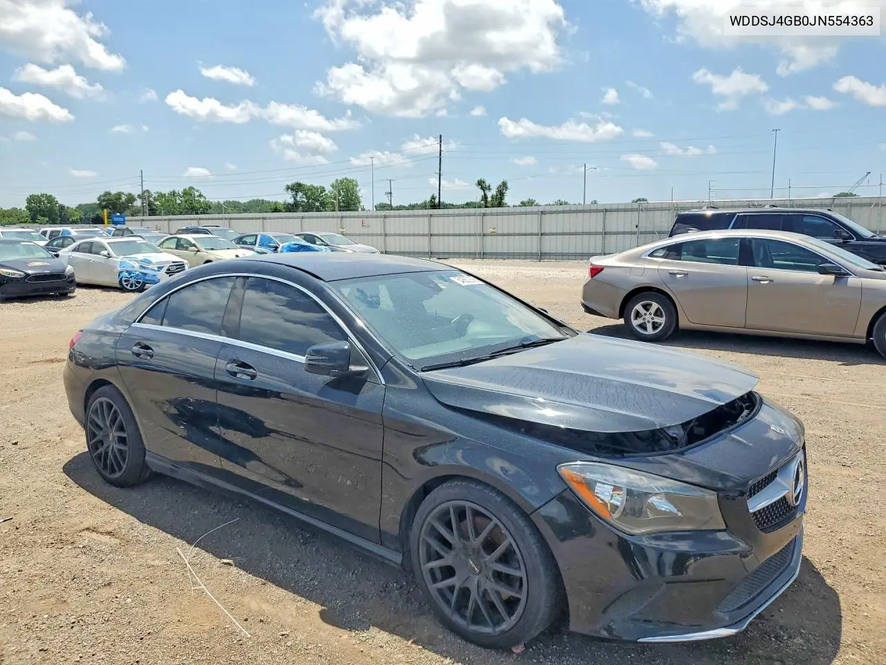 2018 Mercedes-Benz Cla 250 4Matic VIN: WDDSJ4GB0JN554363 Lot: 54560356