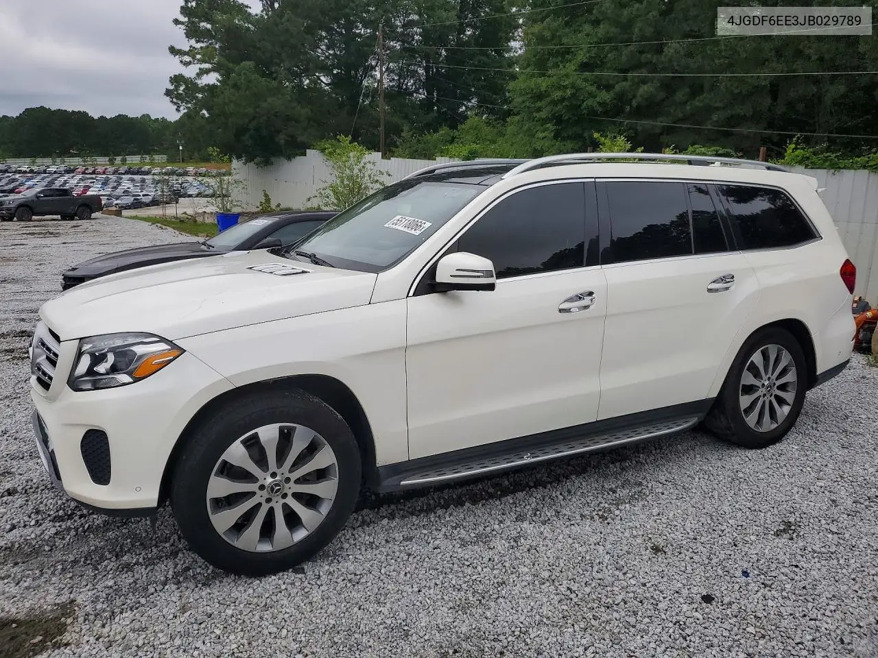 2018 Mercedes-Benz Gls 450 4Matic VIN: 4JGDF6EE3JB029789 Lot: 55118066
