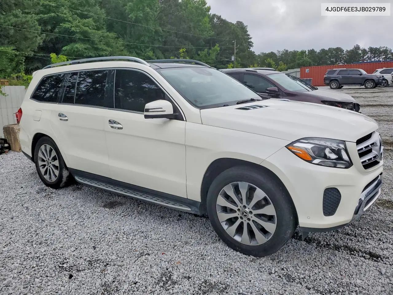 2018 Mercedes-Benz Gls 450 4Matic VIN: 4JGDF6EE3JB029789 Lot: 55118066