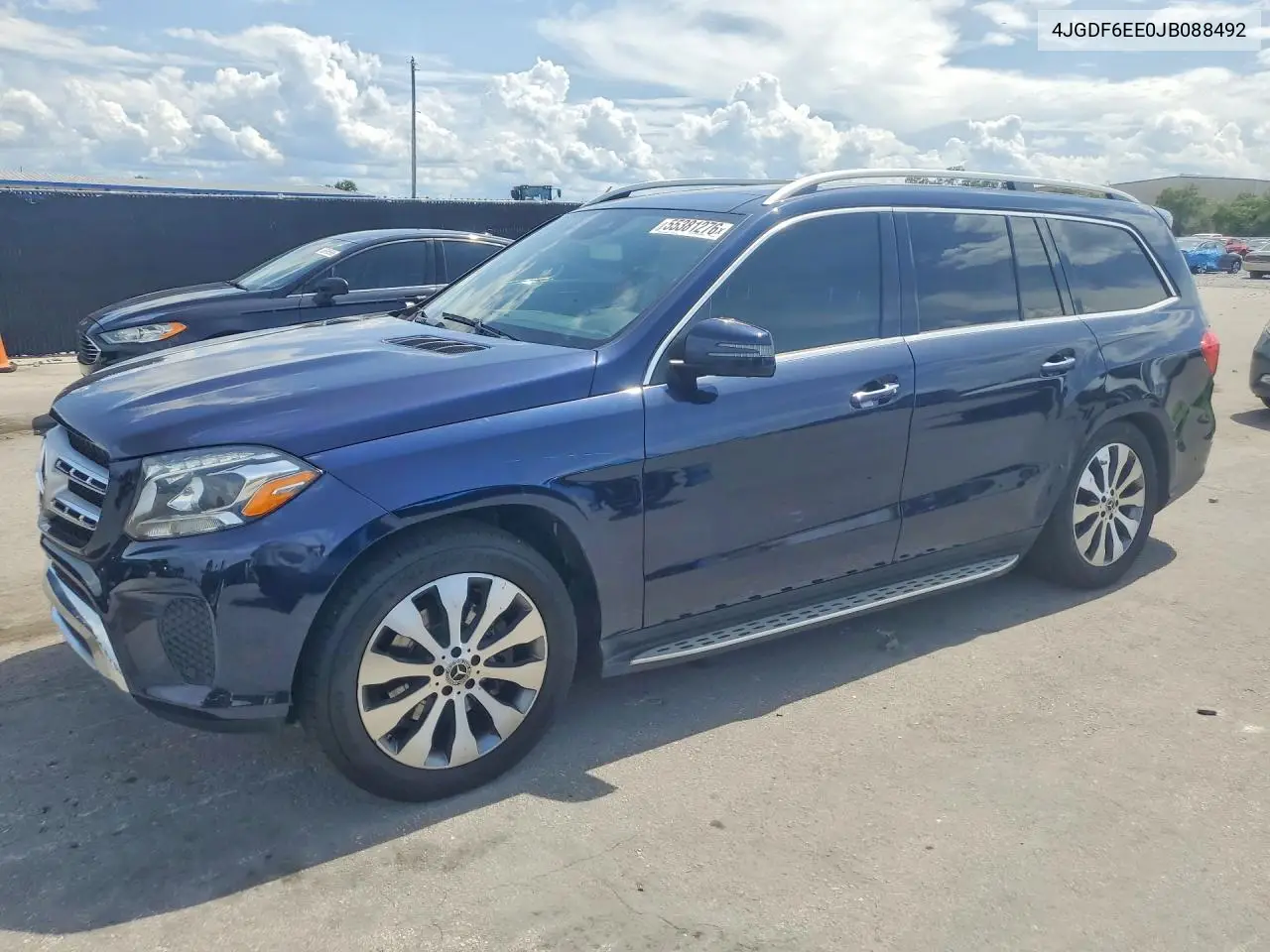 2018 Mercedes-Benz Gls 450 4Matic VIN: 4JGDF6EE0JB088492 Lot: 55381276