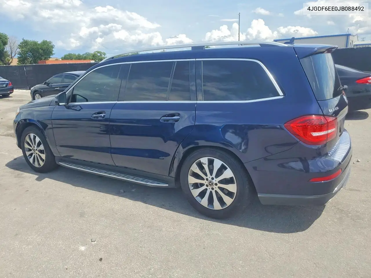2018 Mercedes-Benz Gls 450 4Matic VIN: 4JGDF6EE0JB088492 Lot: 55381276