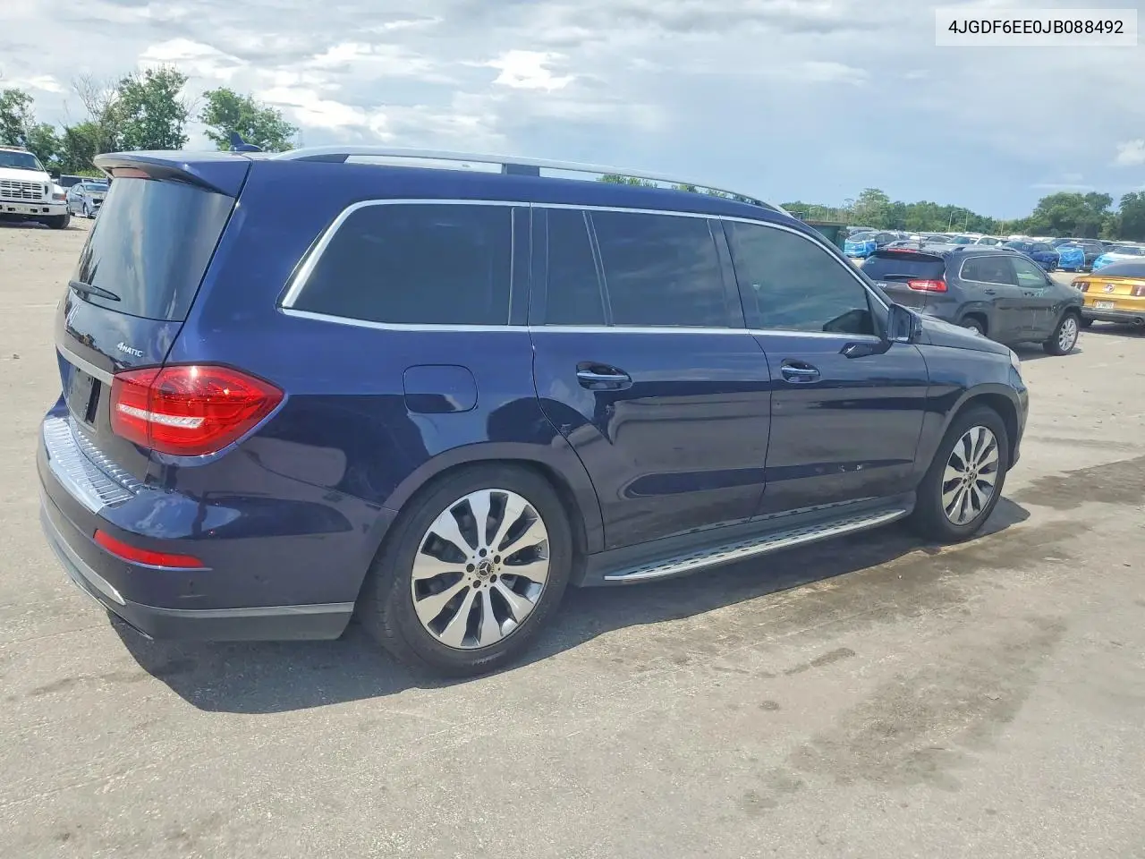 2018 Mercedes-Benz Gls 450 4Matic VIN: 4JGDF6EE0JB088492 Lot: 55381276