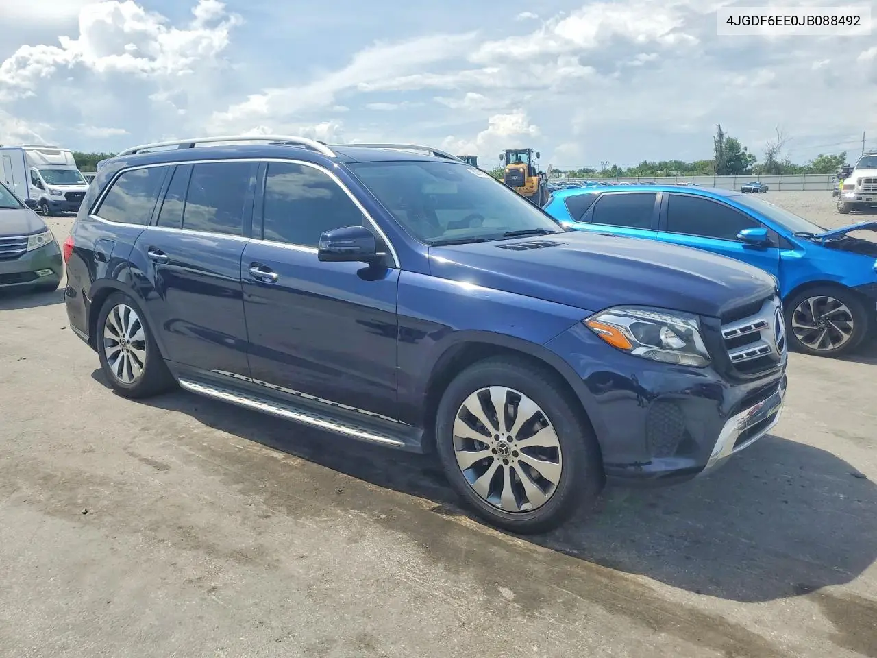 2018 Mercedes-Benz Gls 450 4Matic VIN: 4JGDF6EE0JB088492 Lot: 55381276