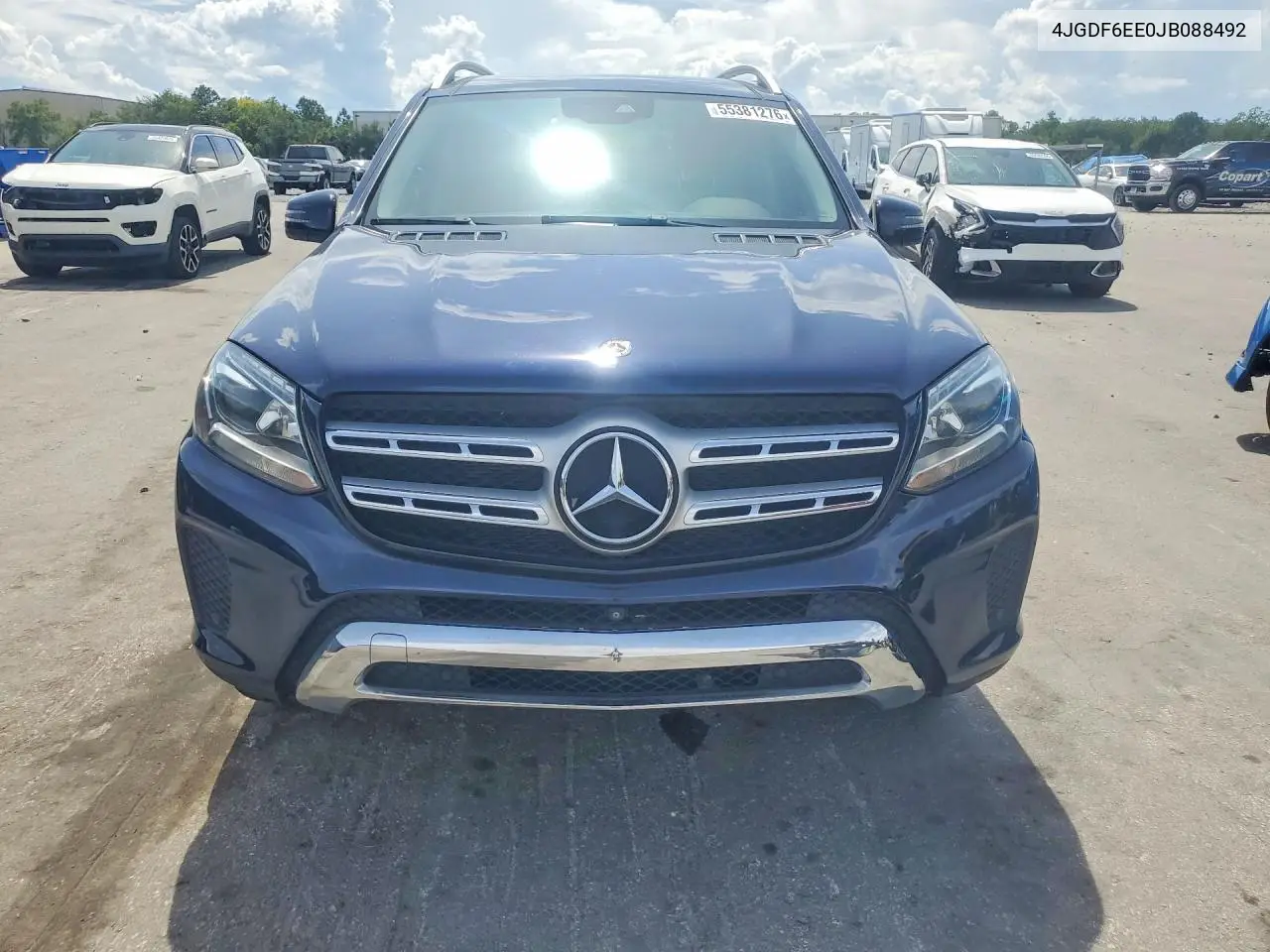 2018 Mercedes-Benz Gls 450 4Matic VIN: 4JGDF6EE0JB088492 Lot: 55381276