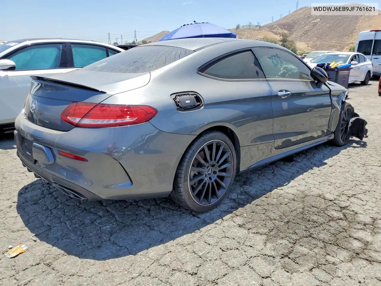 2018 Mercedes-Benz C 43 4Matic Amg VIN: WDDWJ6EB9JF761621 Lot: 56220576