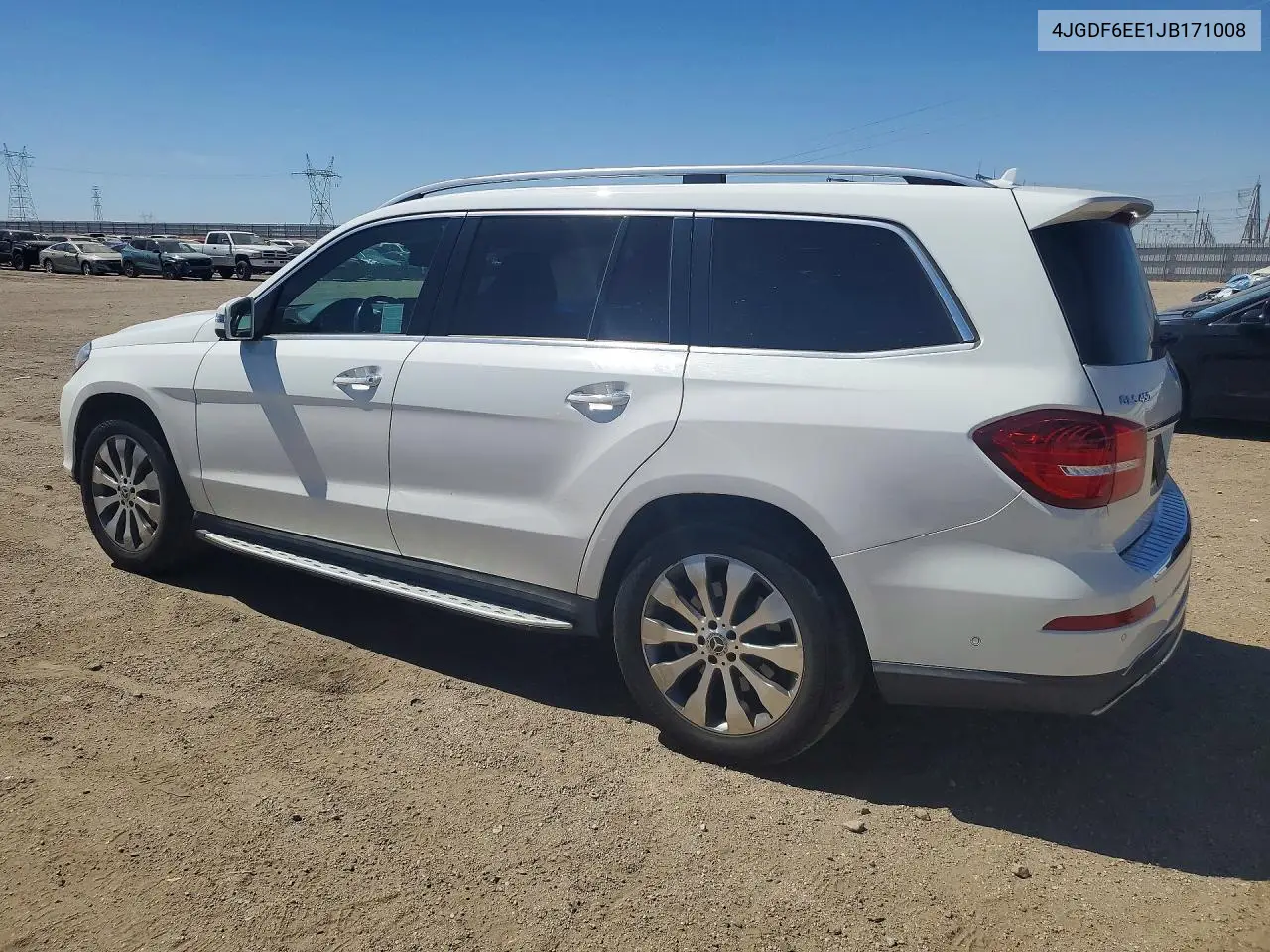 2018 Mercedes-Benz Gls 450 4Matic VIN: 4JGDF6EE1JB171008 Lot: 56716726