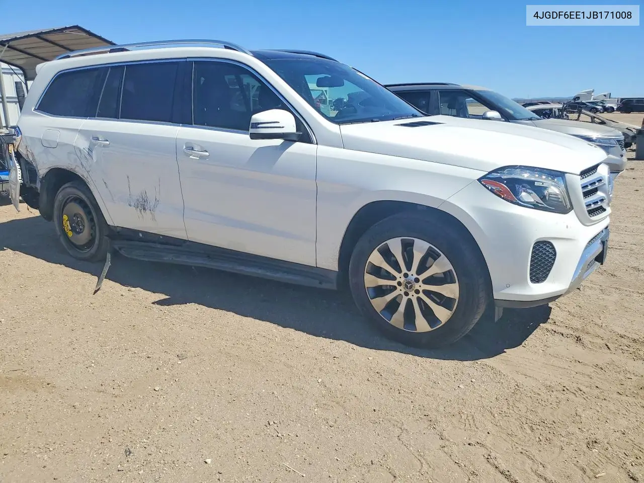 2018 Mercedes-Benz Gls 450 4Matic VIN: 4JGDF6EE1JB171008 Lot: 56716726
