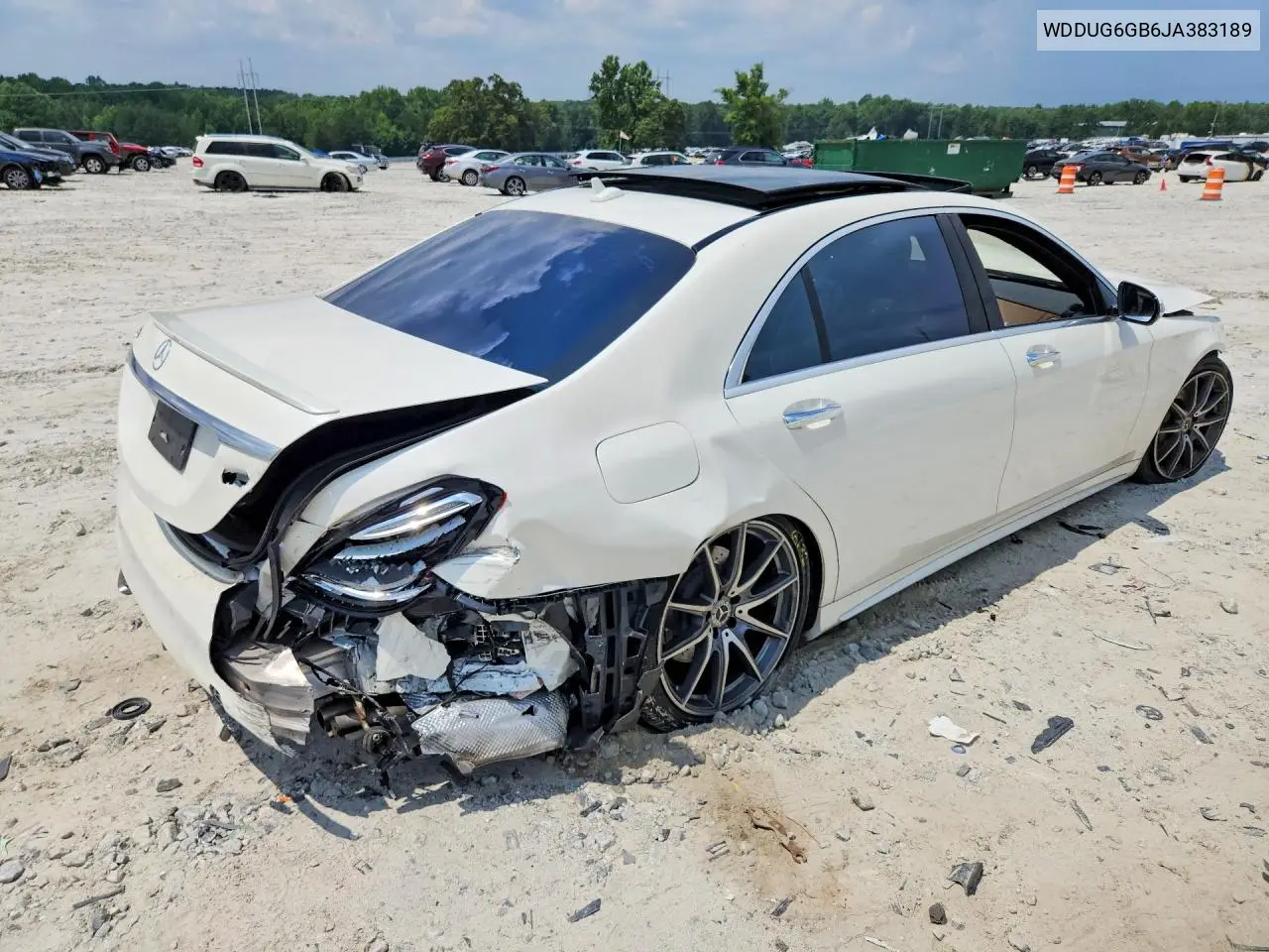 2018 Mercedes-Benz S 450 VIN: WDDUG6GB6JA383189 Lot: 56943716