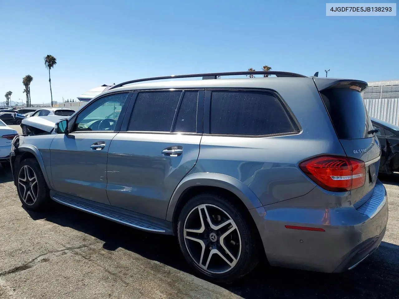 2018 Mercedes-Benz Gls 550 4Matic VIN: 4JGDF7DE5JB138293 Lot: 56951246