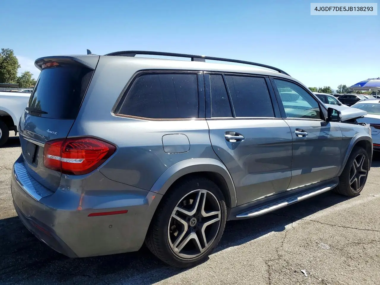 2018 Mercedes-Benz Gls 550 4Matic VIN: 4JGDF7DE5JB138293 Lot: 56951246