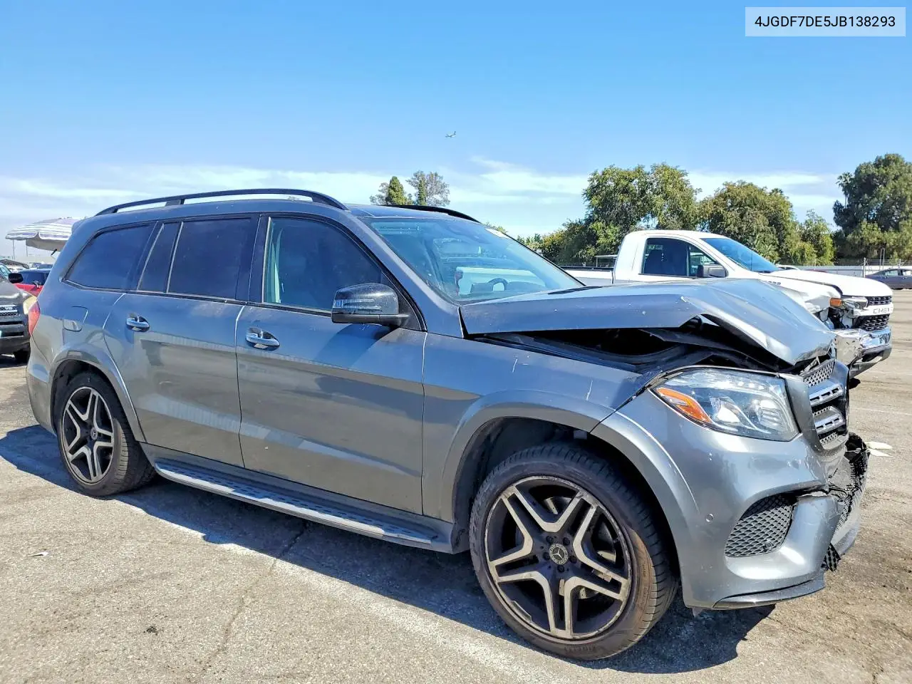 2018 Mercedes-Benz Gls 550 4Matic VIN: 4JGDF7DE5JB138293 Lot: 56951246