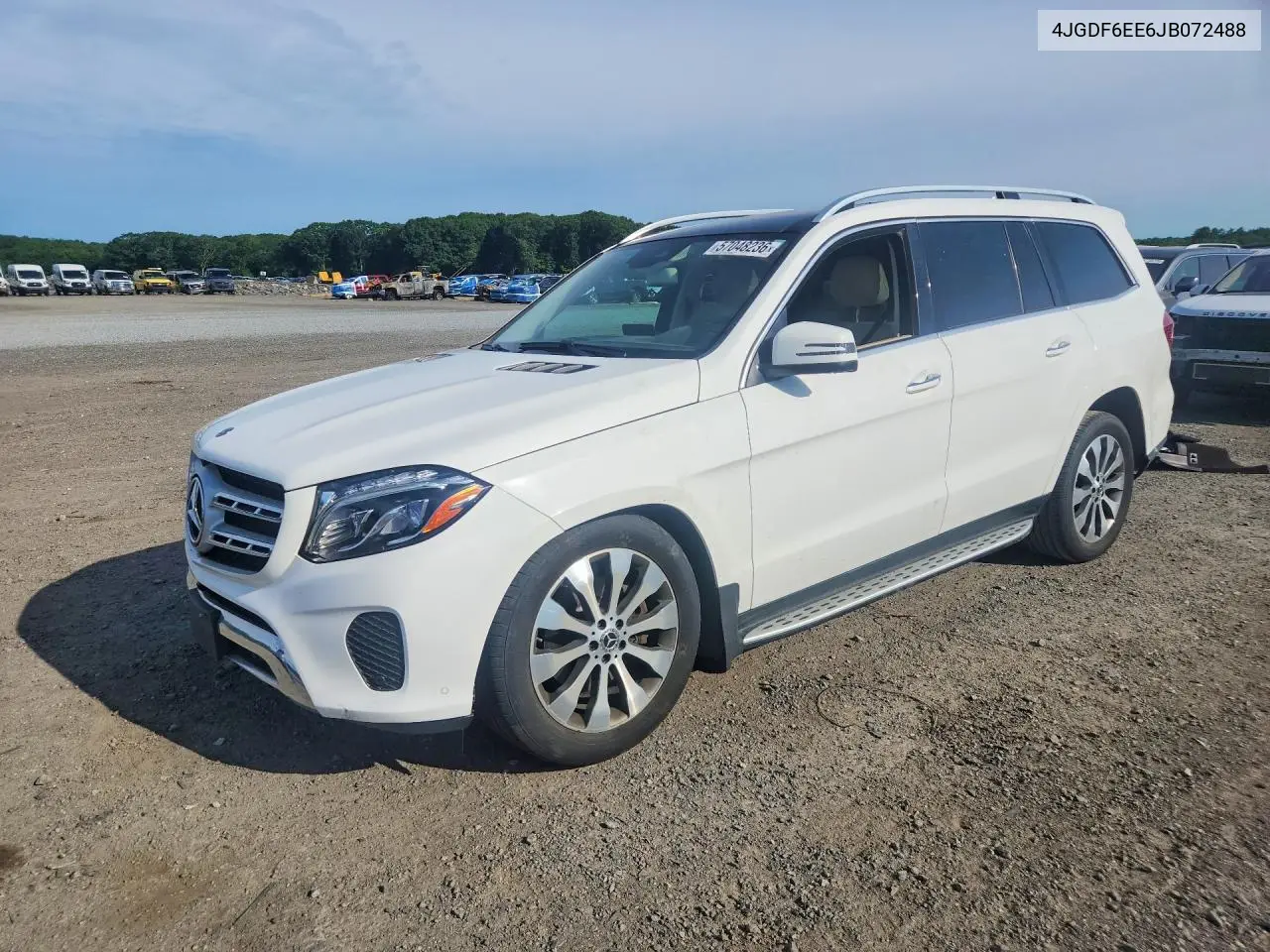 2018 Mercedes-Benz Gls 450 4Matic VIN: 4JGDF6EE6JB072488 Lot: 57048236