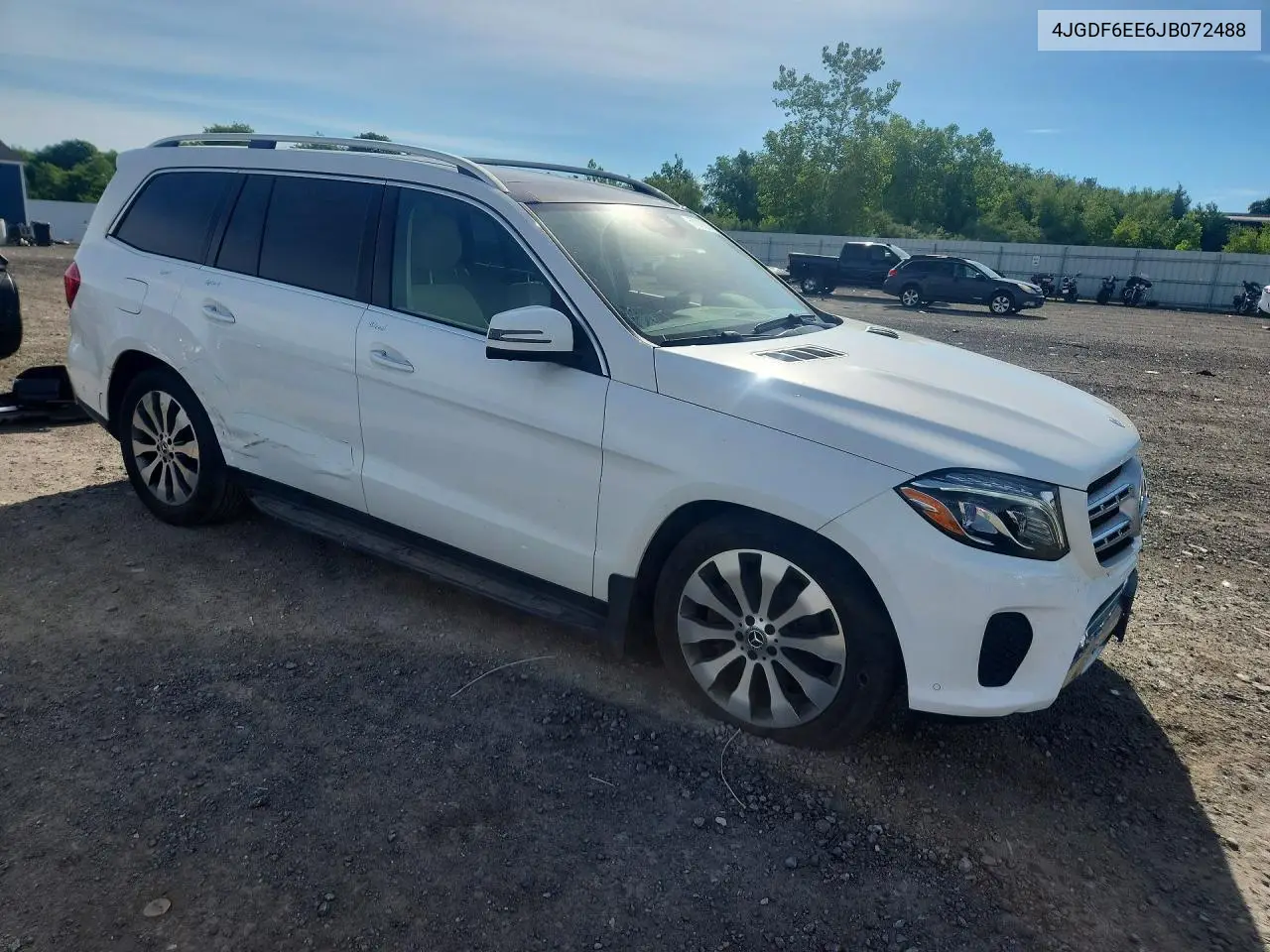 2018 Mercedes-Benz Gls 450 4Matic VIN: 4JGDF6EE6JB072488 Lot: 57048236