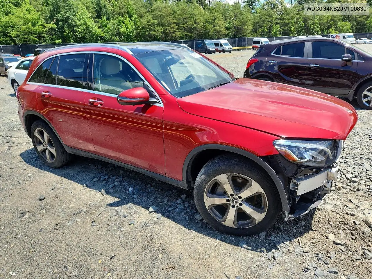 2018 Mercedes-Benz Glc 300 4Matic VIN: WDC0G4KB2JV100830 Lot: 57081616