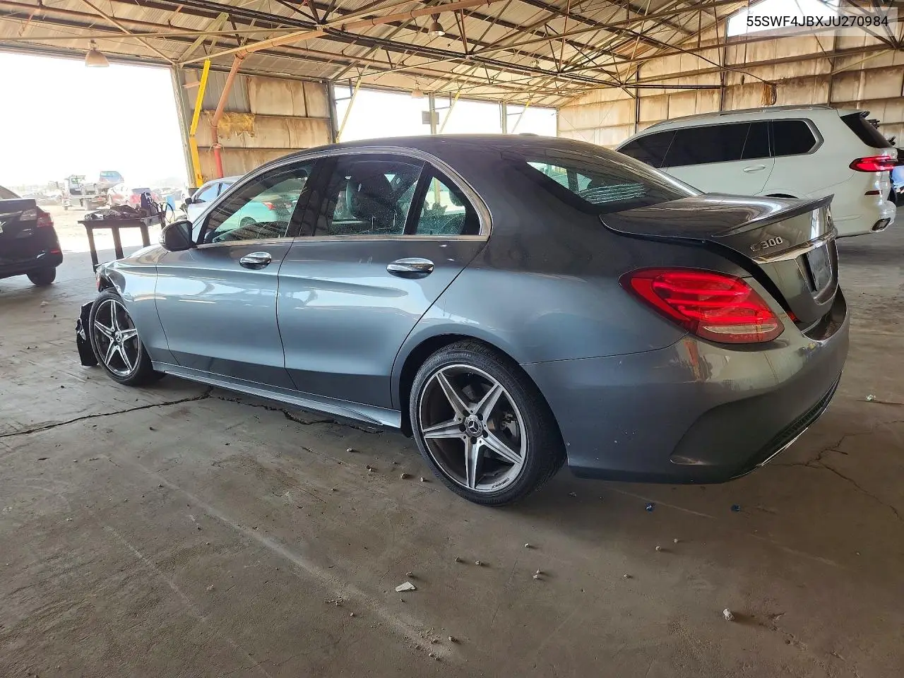 2018 Mercedes-Benz C 300 VIN: 55SWF4JBXJU270984 Lot: 57191266