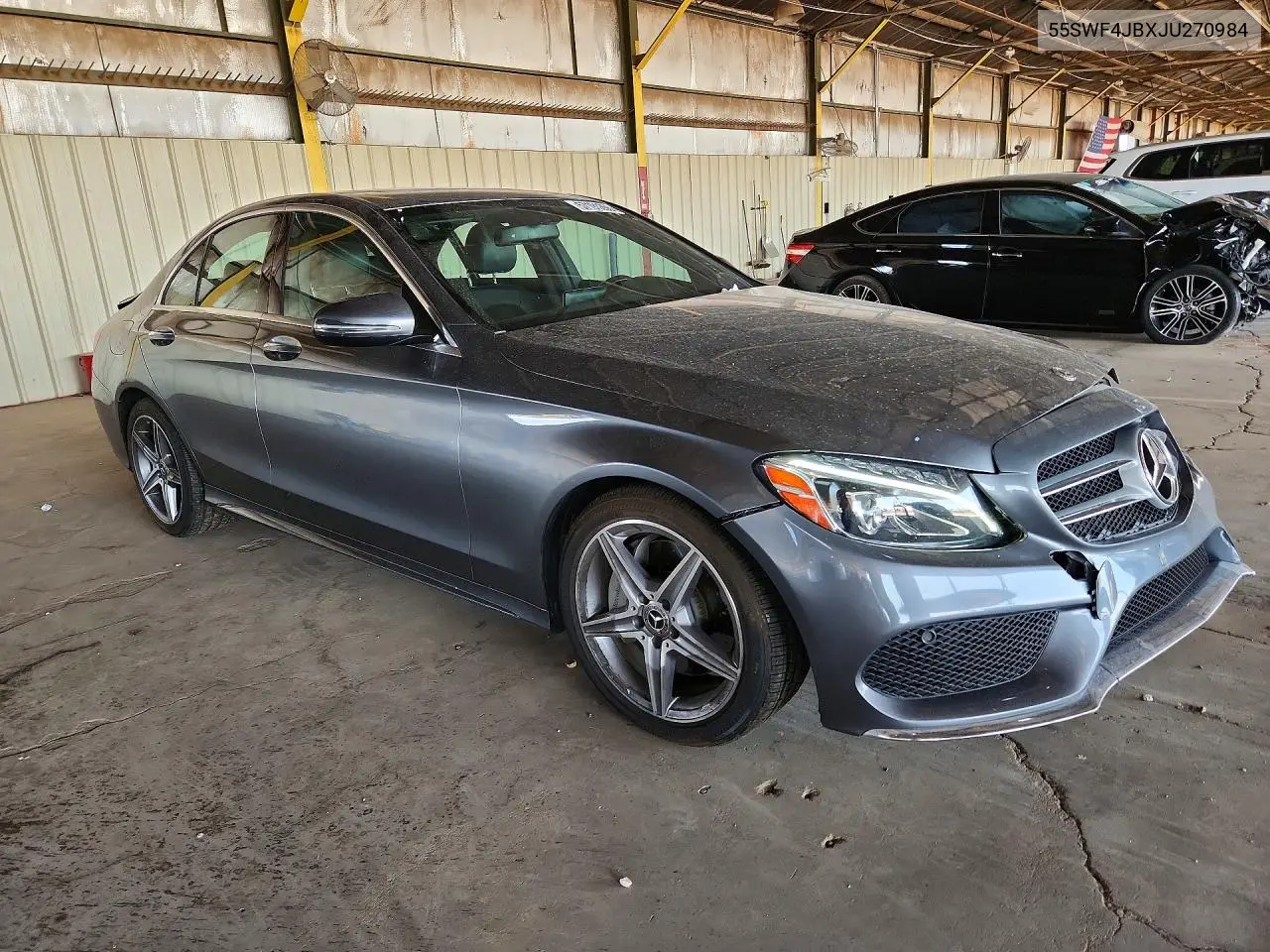2018 Mercedes-Benz C 300 VIN: 55SWF4JBXJU270984 Lot: 57191266