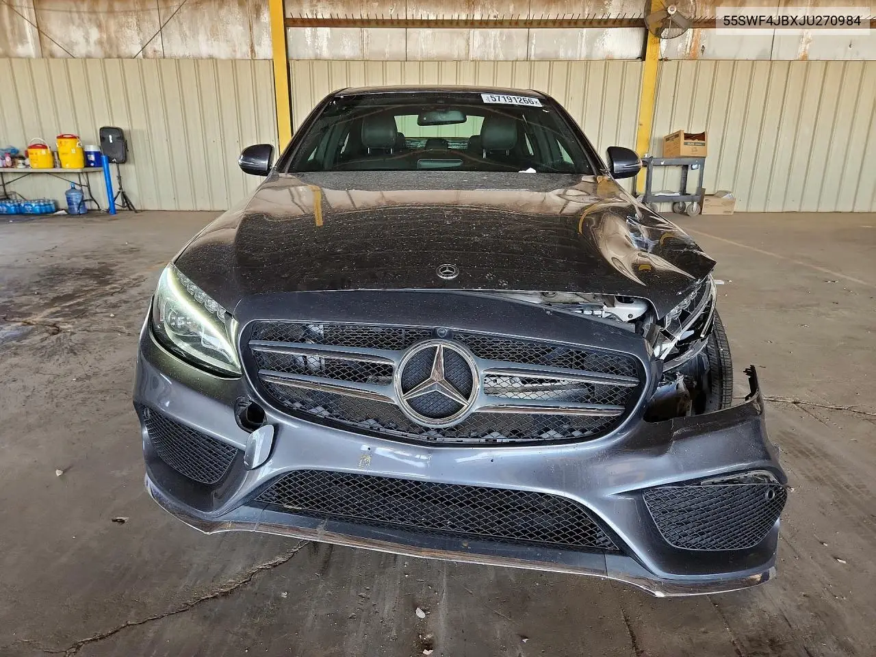2018 Mercedes-Benz C 300 VIN: 55SWF4JBXJU270984 Lot: 57191266