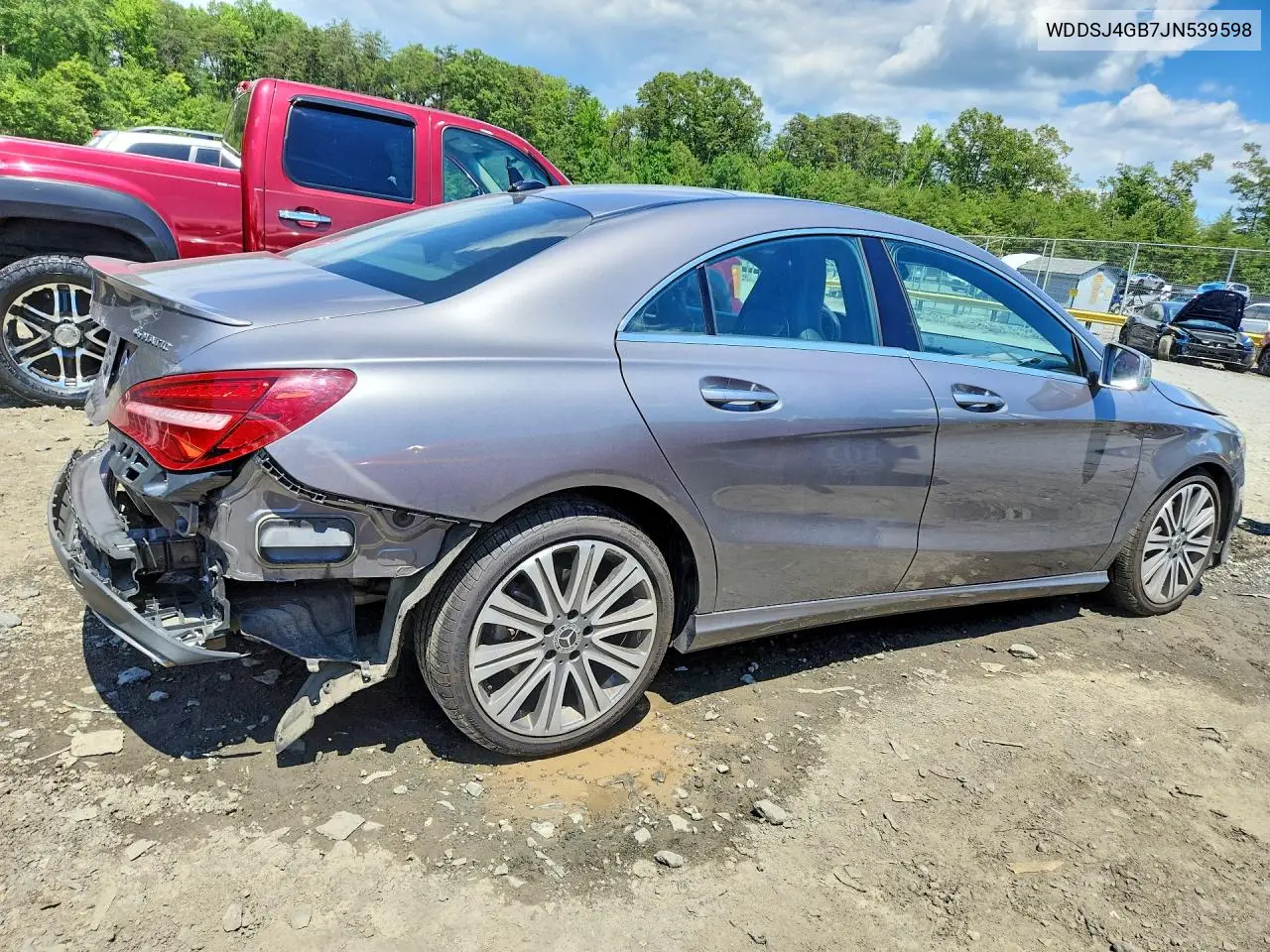 2018 Mercedes-Benz Cla 250 4Matic VIN: WDDSJ4GB7JN539598 Lot: 57222426