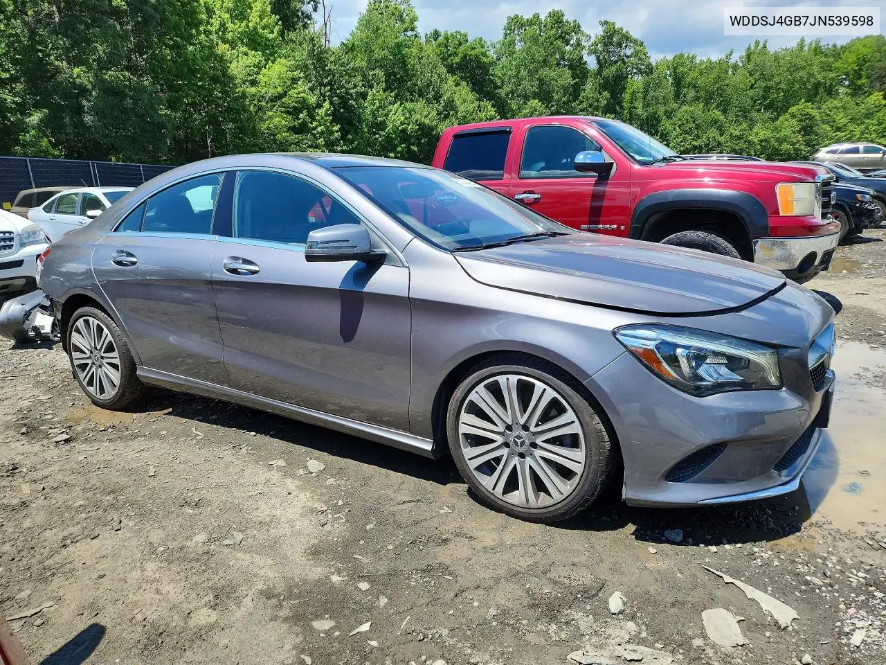 2018 Mercedes-Benz Cla 250 4Matic VIN: WDDSJ4GB7JN539598 Lot: 57222426