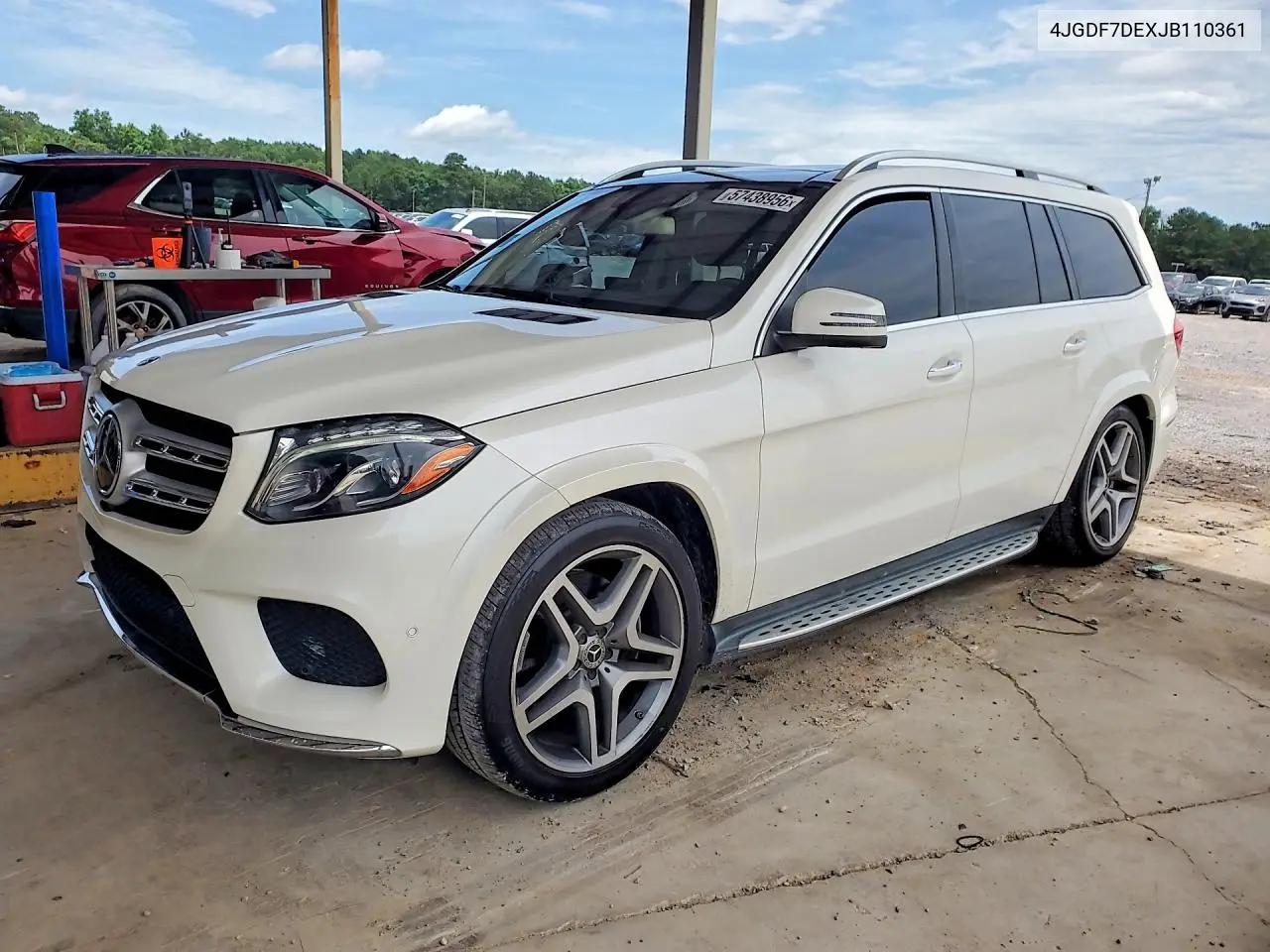 2018 Mercedes-Benz Gls 550 4Matic VIN: 4JGDF7DEXJB110361 Lot: 57438956